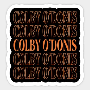 Retro Gifts Name Colby Personalized Styles Sticker